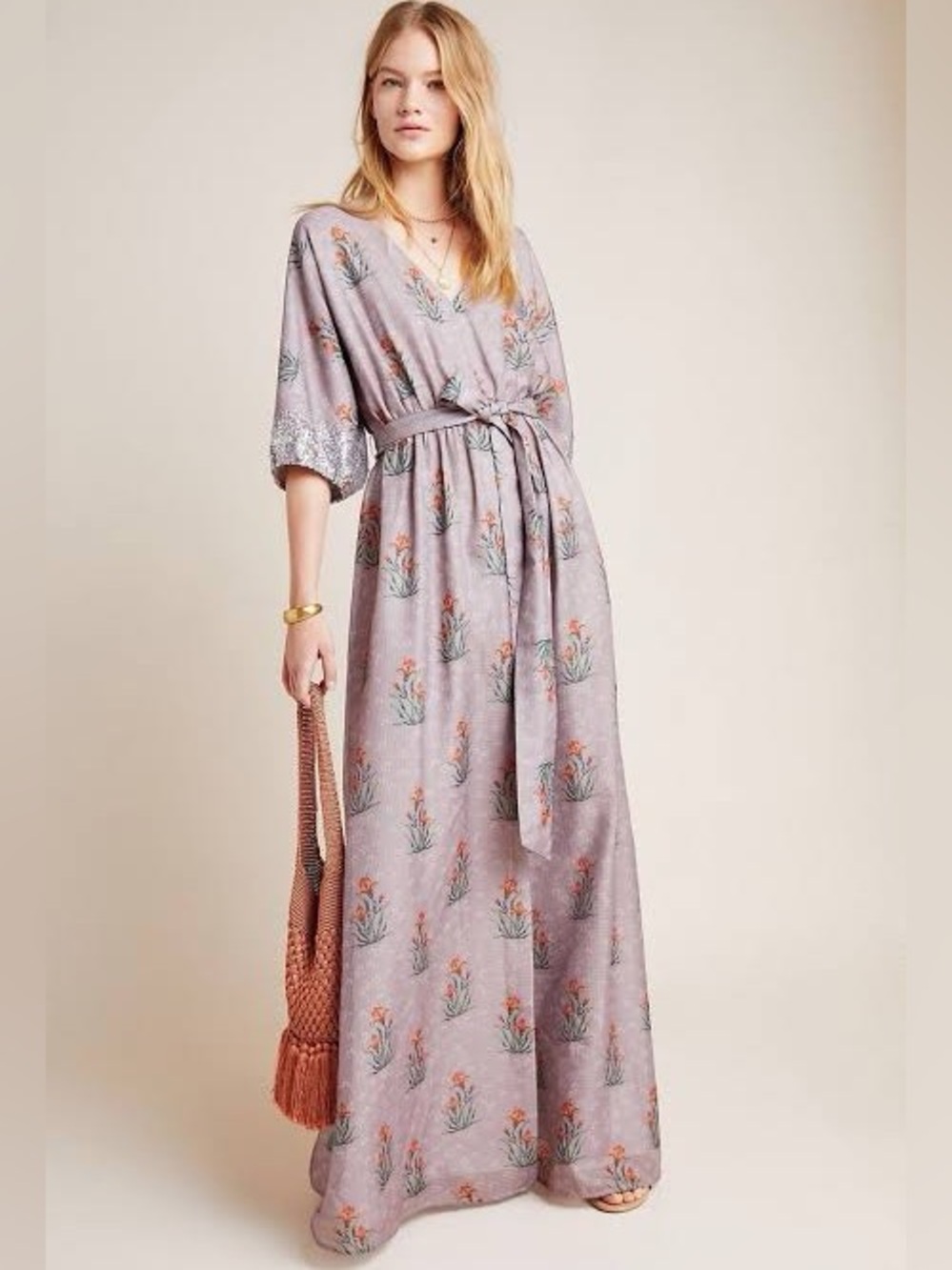 Anthropologie Sachin & Babi Isolde Sequined Maxi dress- Size 6